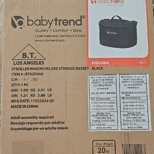 Baby Trend Stroller Wagon Deluxe Storage Basket